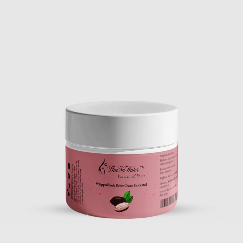 Unscented – Whipped Body Butter Cream 4 Oz